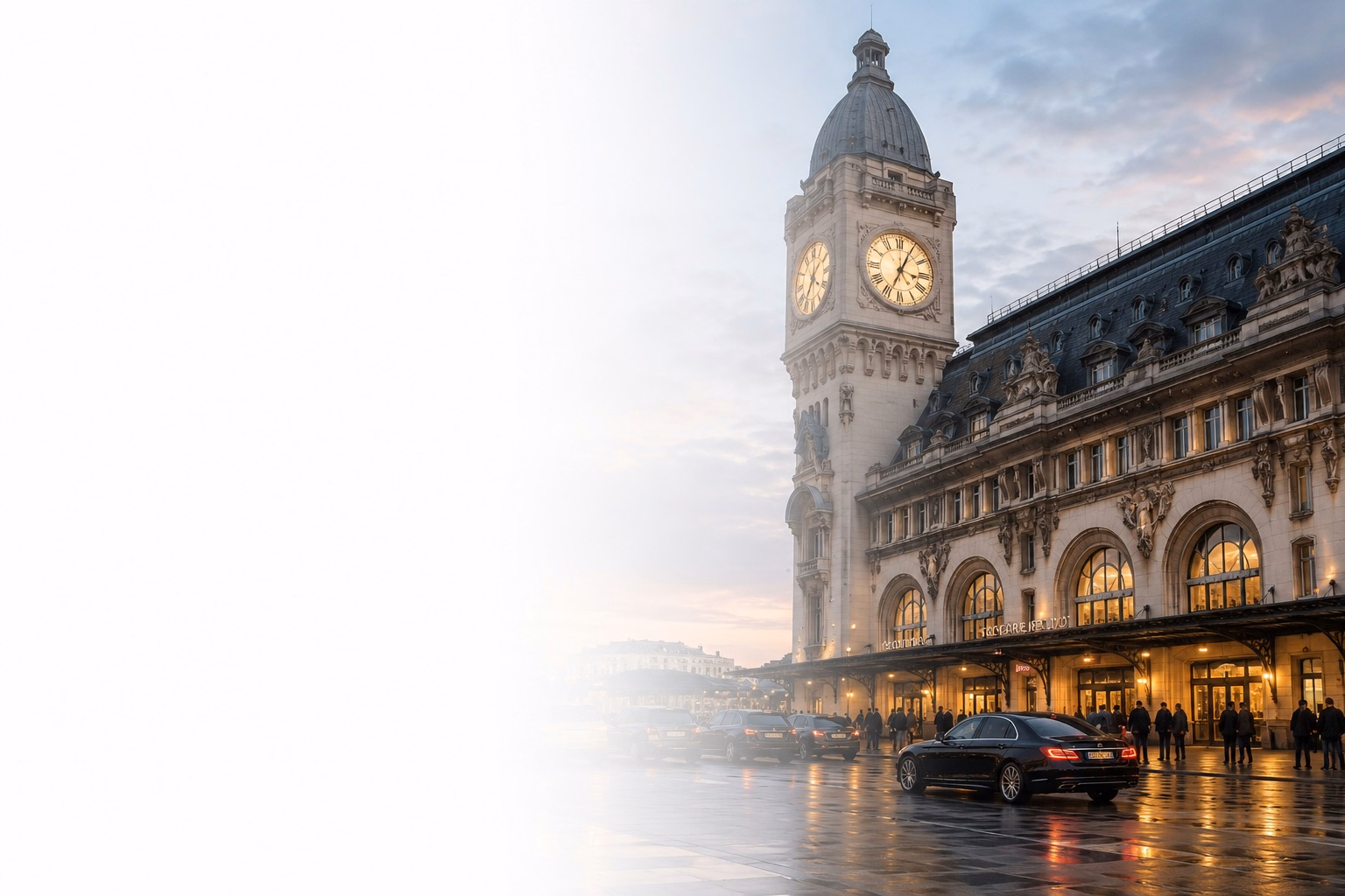Gare du Nord Paris transfert chauffeur privé RF Driver