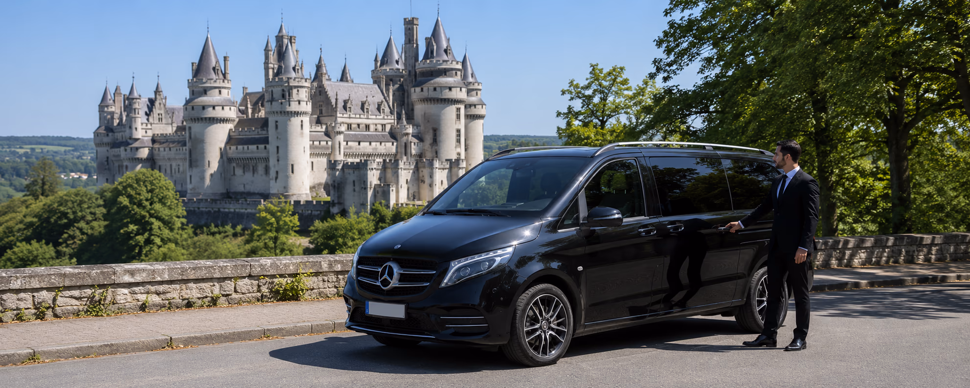 Excursion tourisme chauffeur privé RF Driver Oise